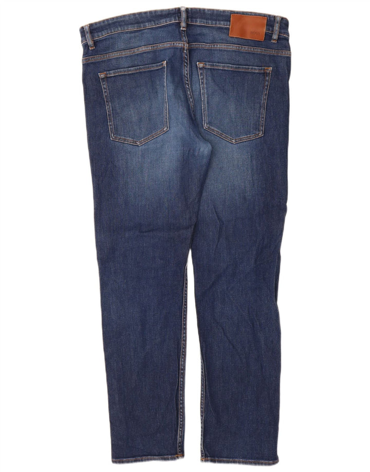 Hugo Boss Jeans Slim Feminino W36 L30 Azul Marinho