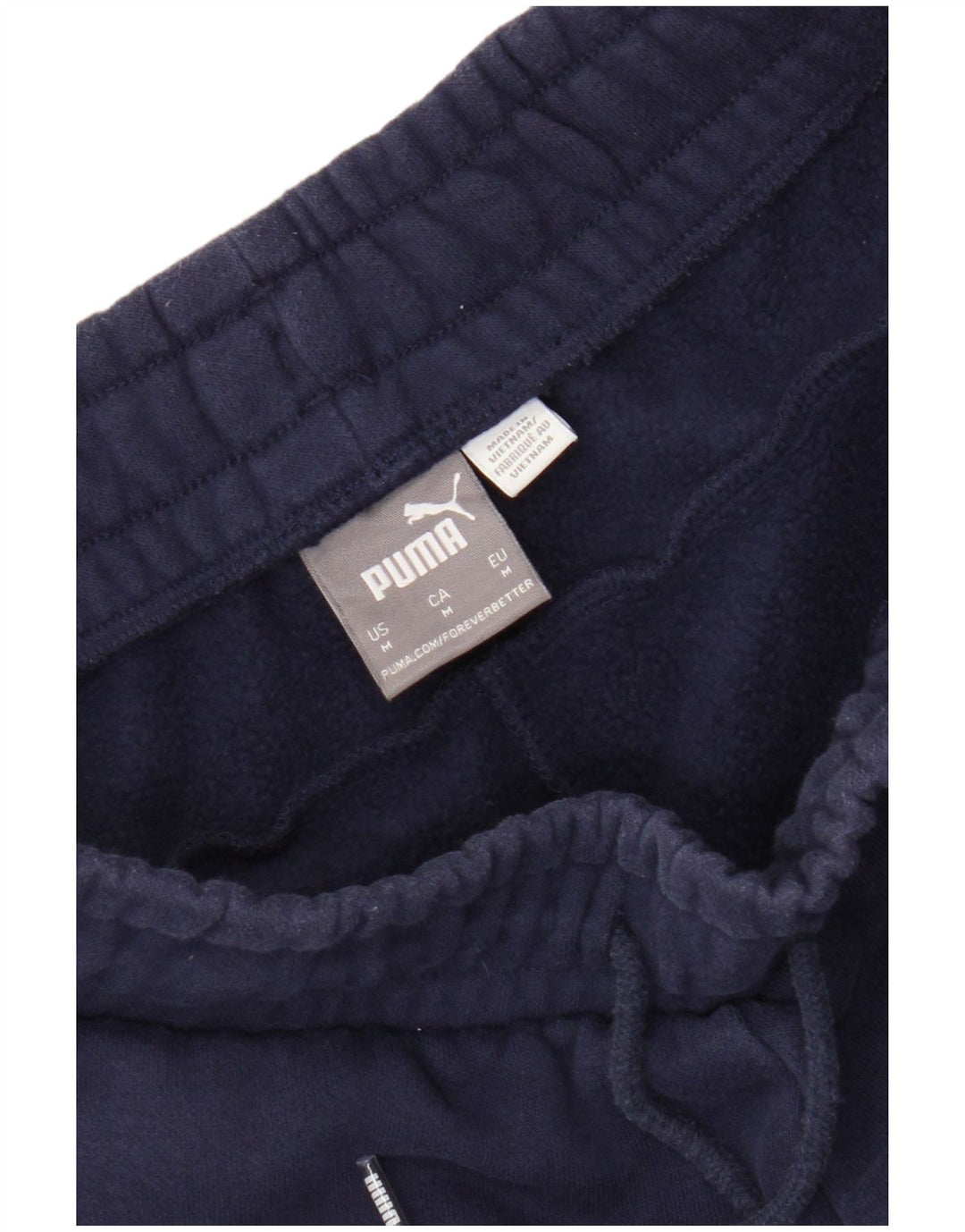 Calça de treino masculina Puma Graphic Joggers médio azul marinho