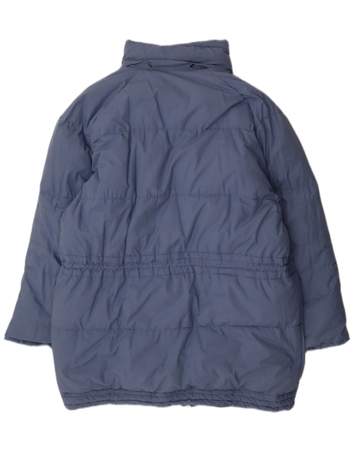 Jaqueta acolchoada reversível masculina DIADORA com ajuste solto Reino Unido 38 algodão azul médio