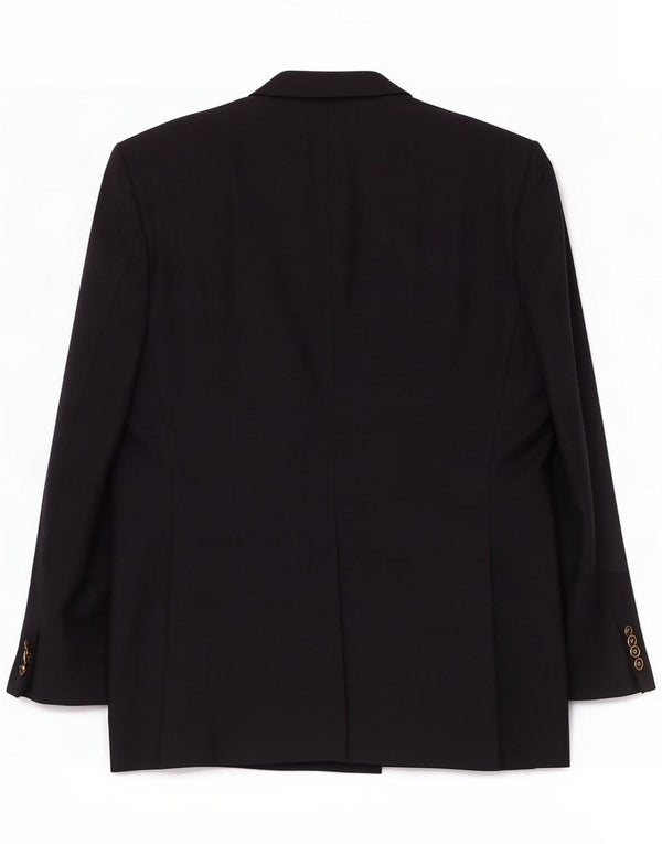 Pierre Cardin Mens Double Breasted Blazer Jacket IT 56 3XL Lã azul marinho