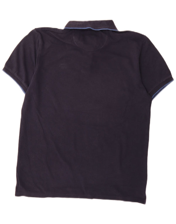 Camisa polo masculina North Sails médio algodão azul marinho