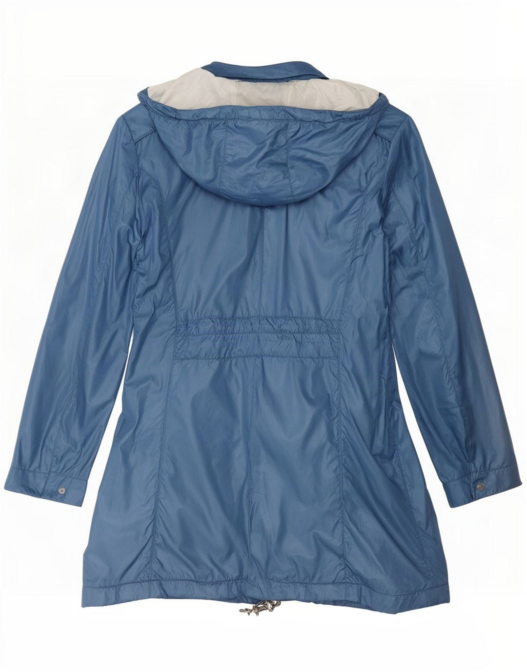 PEUTEREY Capa de chuva feminina com capuz IT 46 grande azul