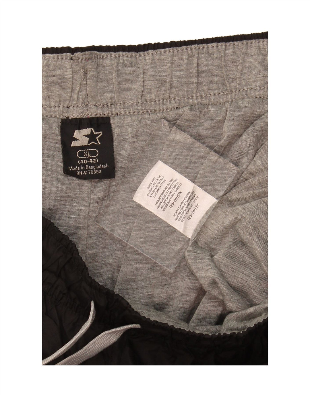 Calça impermeável masculina STARTER XL poliéster preto