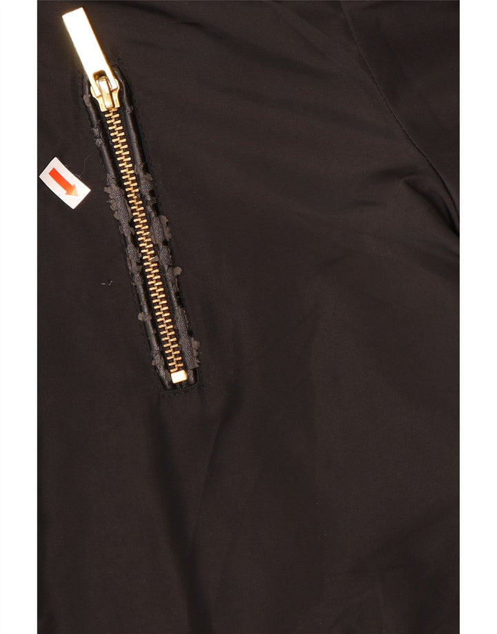 Jaqueta Parka Feminina Oasis com Capuz Reino Unido 14 Médio Preto