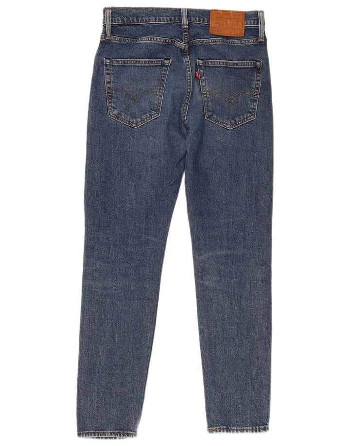 Calça jeans feminina Levi's 512 Slim Tapered W29 L30 azul algodão