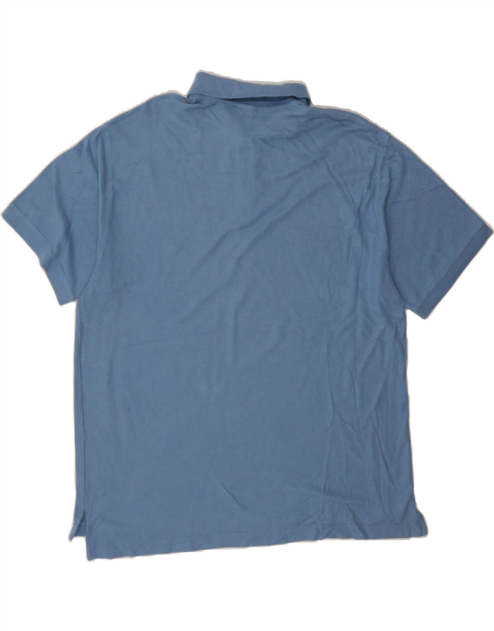 L.L.BEAN Mens Polo Shirt XL Blue Cotton Vintage L.L.Bean and Second-Hand L.L.Bean from Messina Hembry 