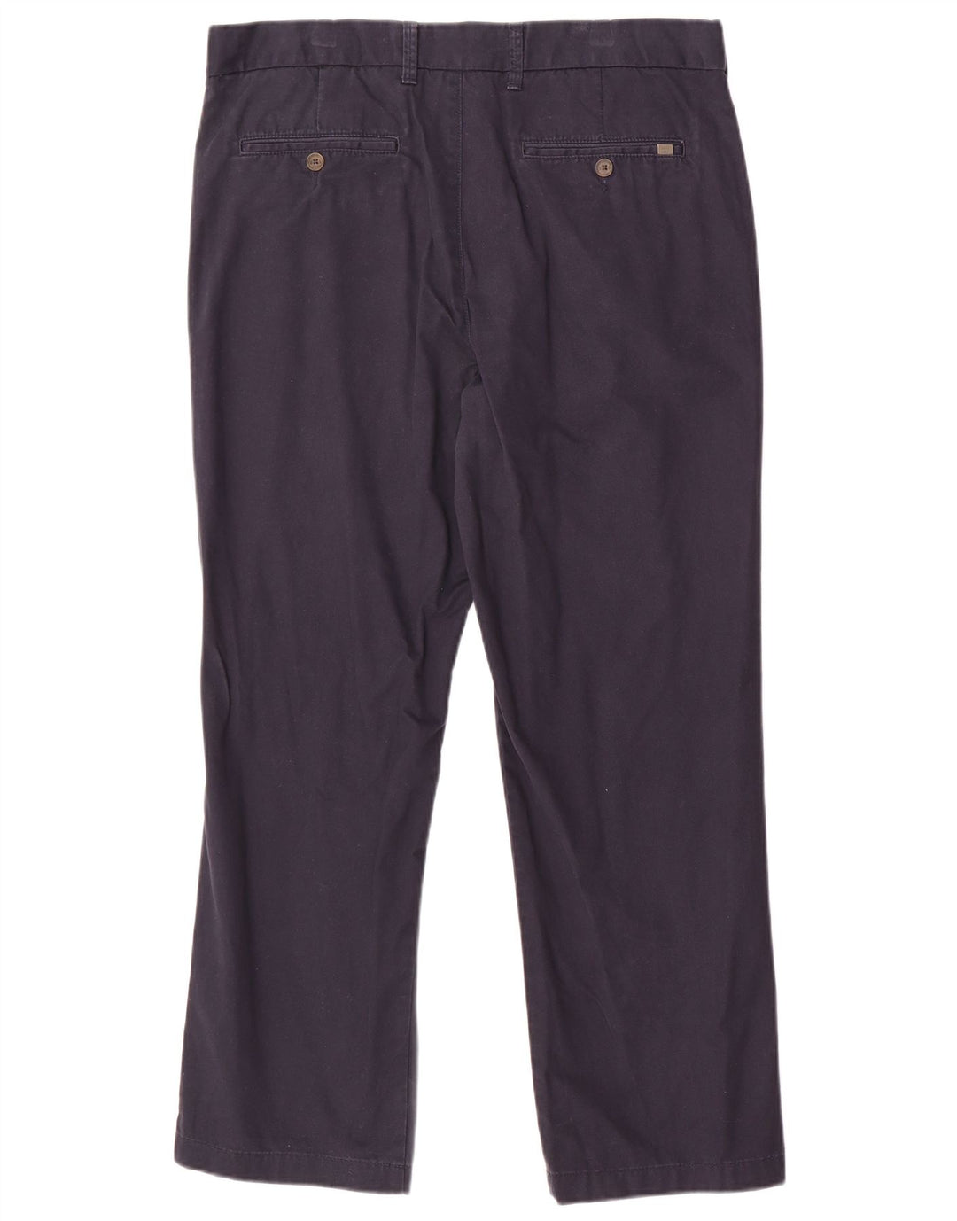 Calça Chino Regular Masculina Marks & Spencer W36 L29 Algodão Azul Marinho