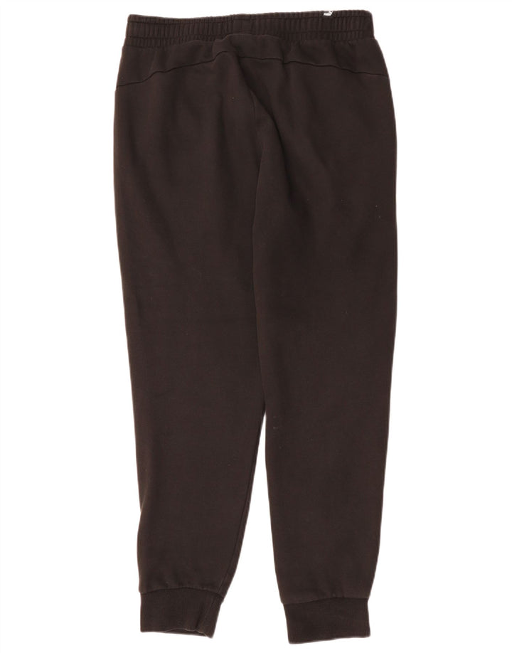 Calça de treino masculina Puma Joggers grande algodão preto