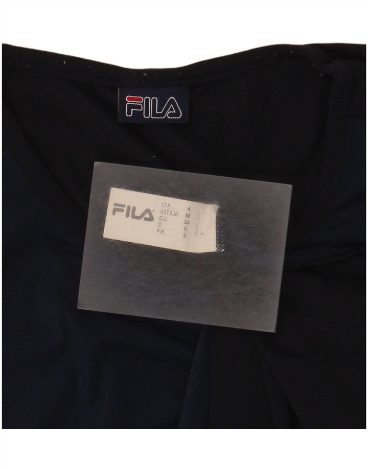 Camiseta feminina Fila Top UK 12 médio azul marinho poliamida