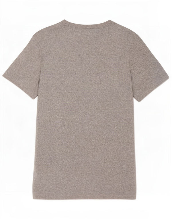 Camiseta Nike masculina gráfica top pequeno cinza manchado