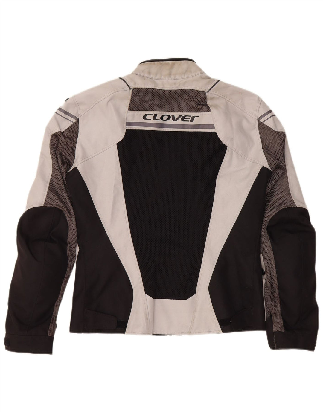 Clover Womens Graphic Racer Jacket UK 6 XS Multicolorido Colourblock
