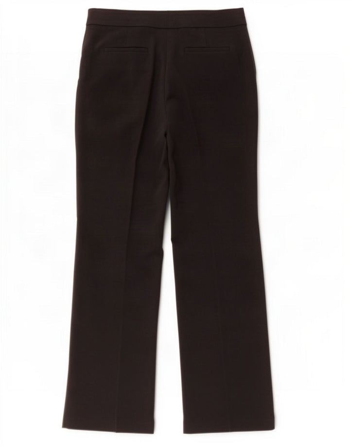 Calça feminina Calvin Klein de terno reto US 6 médio W32 L32 preta