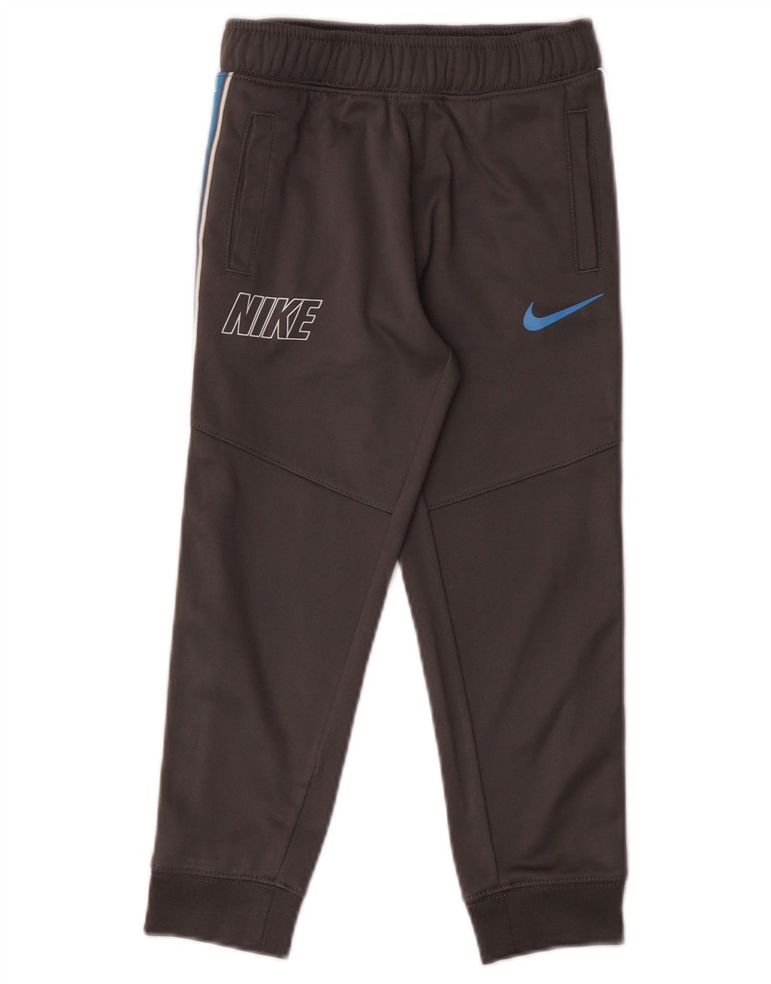 Calça de treino Nike Boys Dri Fit Joggers 5-6 anos cinza médio