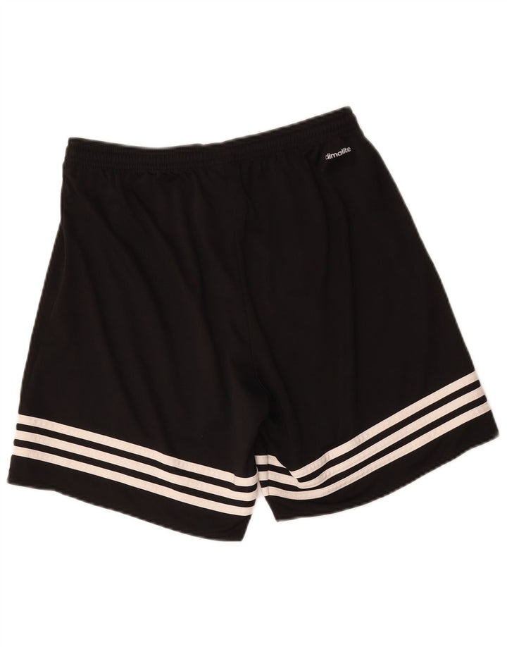 Shorts esportivos Adidas Boys Climalite 13-14 anos médio preto poliéster