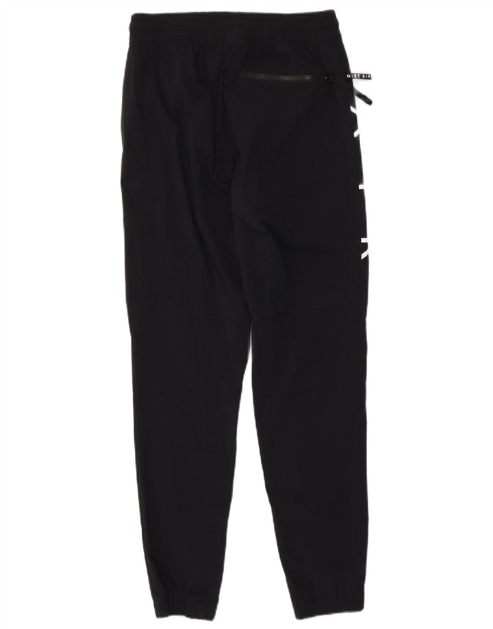 Calça esportiva masculina Nike Graphic Joggers pequena preta de nylon
