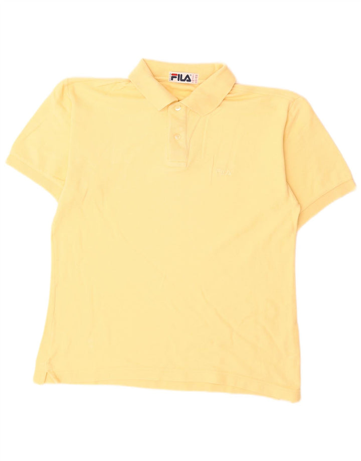 Polo Masculino Fila XS Amarelo