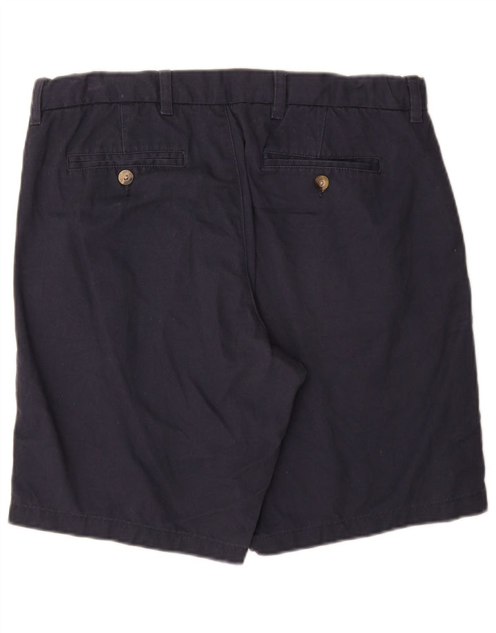 James Pringle Mens Chino Shorts W36 Grande Azul Marinho Algodão Clássico