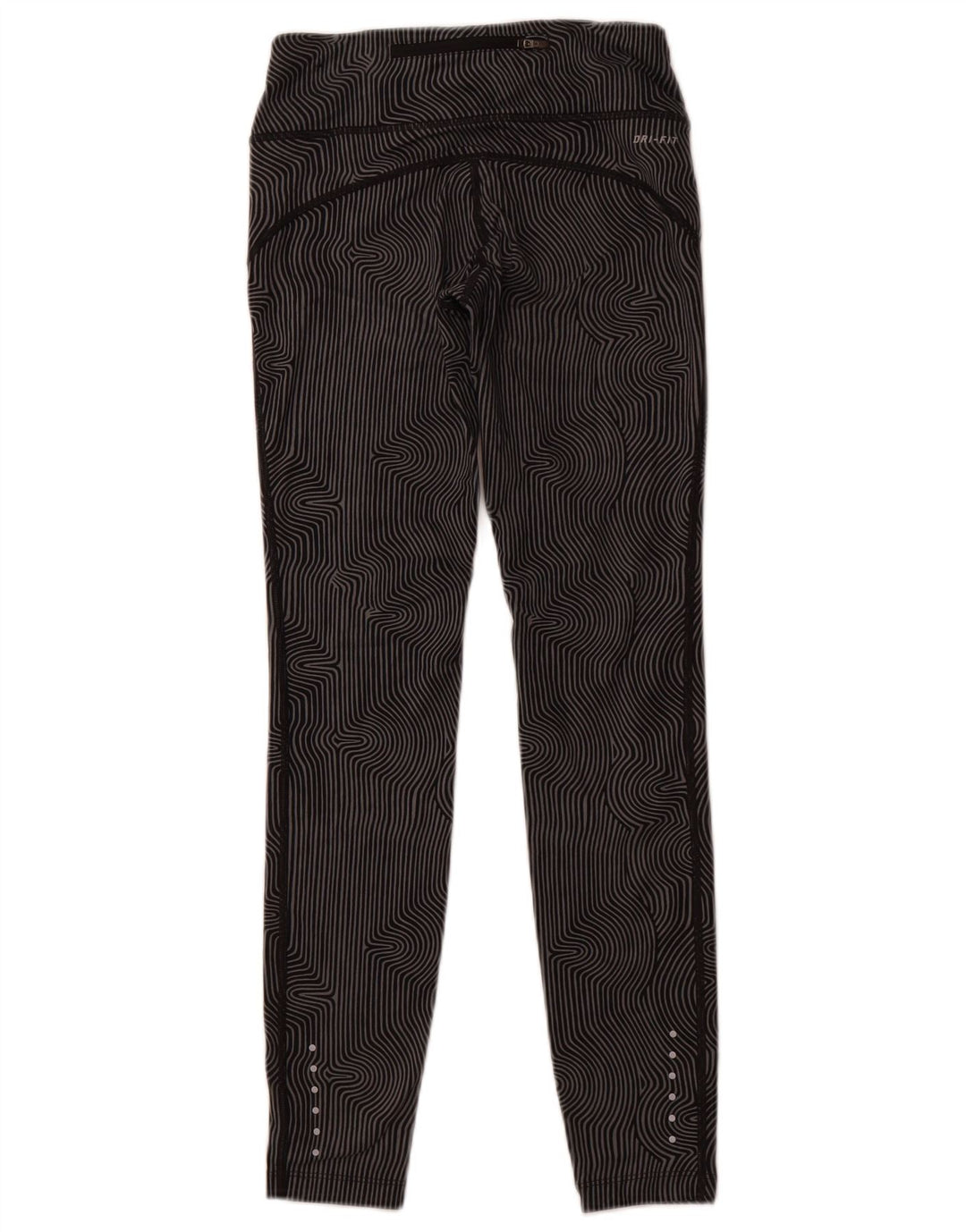Leggings Nike Dri Fit Feminina UK 6 XS Cinza Pinstripe