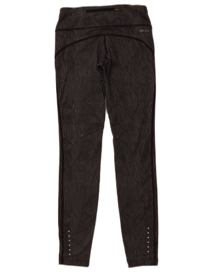 Leggings Nike Dri Fit Feminina UK 6 XS Cinza Pinstripe