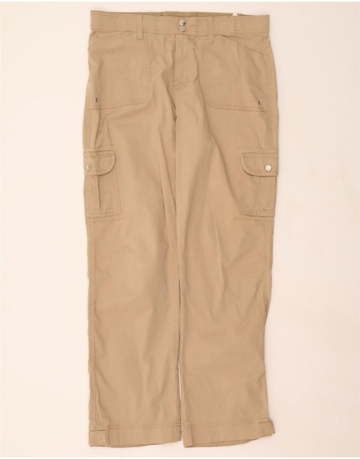 LEE Womens Straight Cargo Trousers US 12 Large W34 L30 Beige Cotton Vintage Lee and Second-Hand Lee from Messina Hembry 