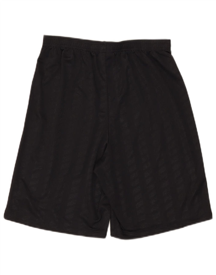 Shorts esportivos masculinos Nike Dri Fit médio preto colorblock poliéster