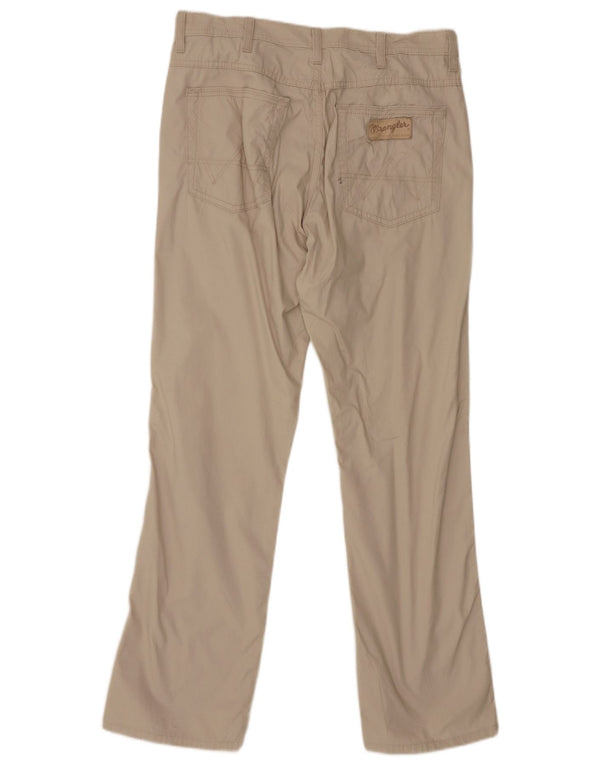 Calça Wrangler masculina Arizona Stretch Straight Casual W34 L31 Algodão Bege