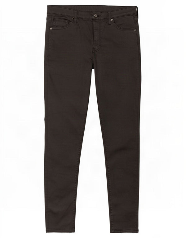 Calça feminina Topshop Jamie Skinny Casual Reino Unido 16 Grande W34 L29 Preta