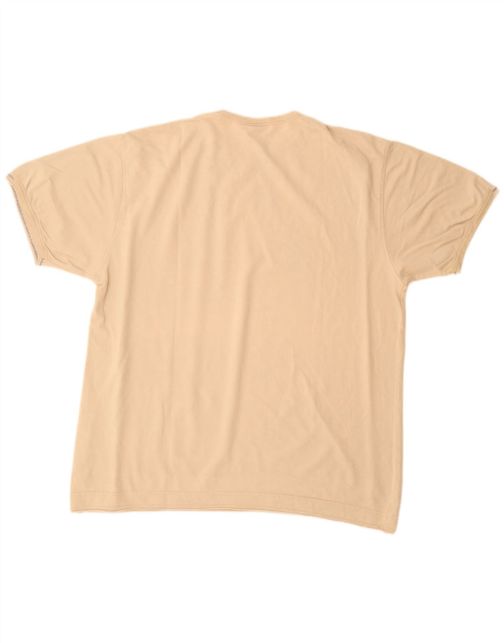 SCOTCH & SODA Moletom masculino gráfico de manga curta Jumper XL de algodão bege