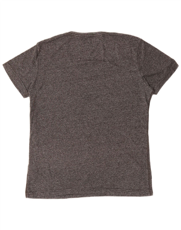 Camiseta masculina TOMMY HILFIGER grande algodão manchado cinza
