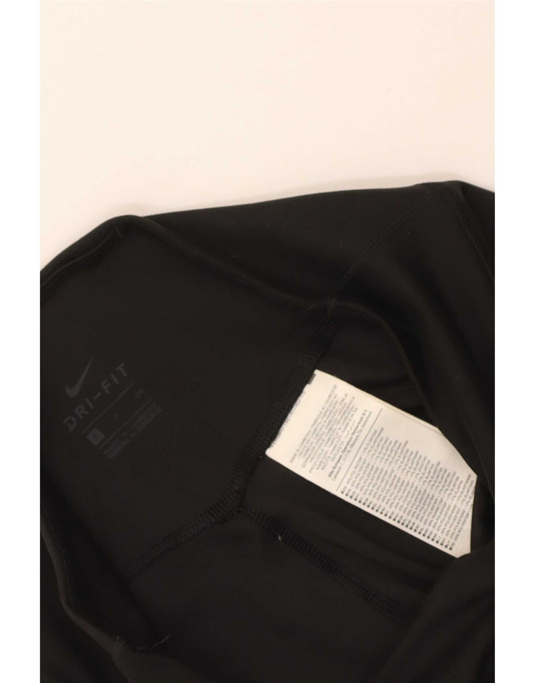 Leggings Nike Dri Fit Capri UK 10 Pequeno Poliéster Preto