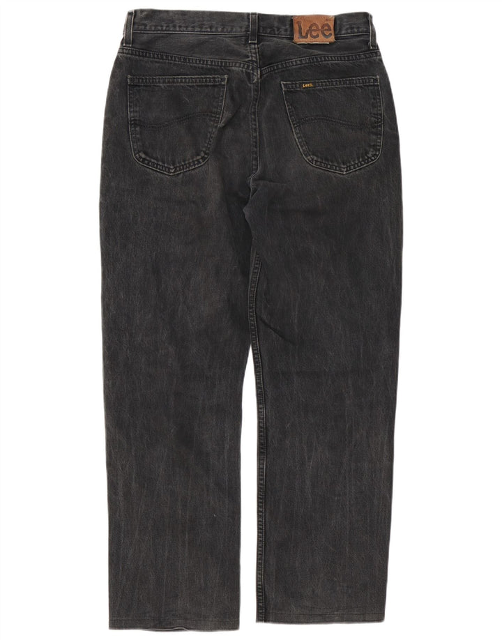 Calça jeans reta masculina Lee W34 L29 preta