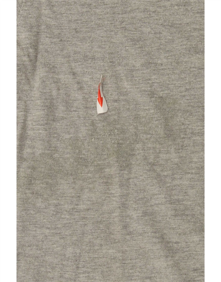 Camiseta masculina Kappa Top 3XL algodão cinza