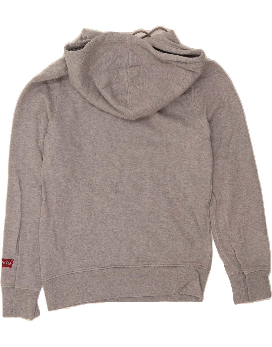 LEVI'S Mens Graphic Hoodie Jumper XS Grey Cotton Vintage Levi's and Second-Hand Levi's from Messina Hembry 