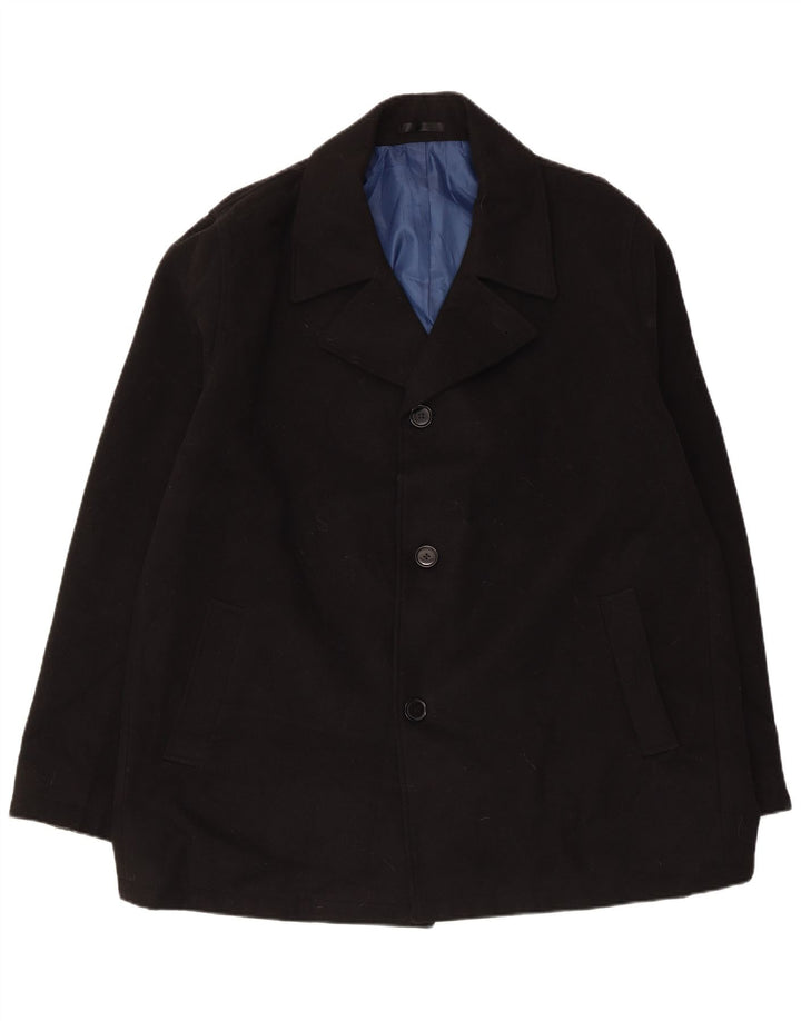 Casaco masculino Marks & Spencer Pea UK 44/46 XL poliéster preto