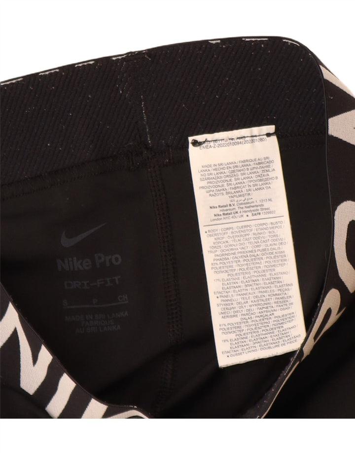 Leggings Nike Feminino UK 10 Pequeno Poliéster Preto