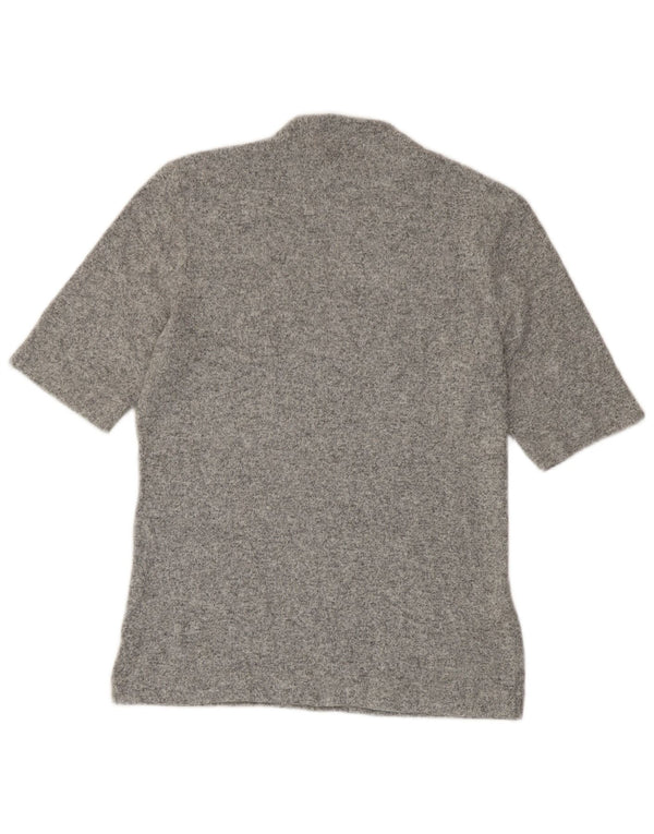 Camiseta feminina Marks & Spencer UK 12 cinza médio manchado