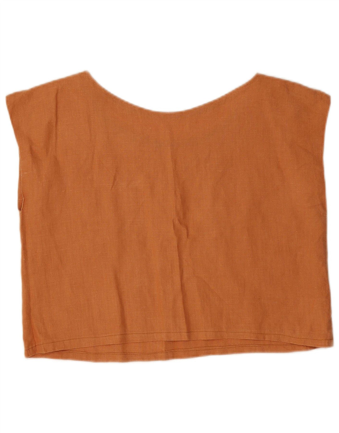 Blusa feminina vintage vintage UK 12 marrom médio