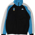 Kappa Mens Italia Tracksuit Top Jacket Pequeno Preto Colourblock Poliéster