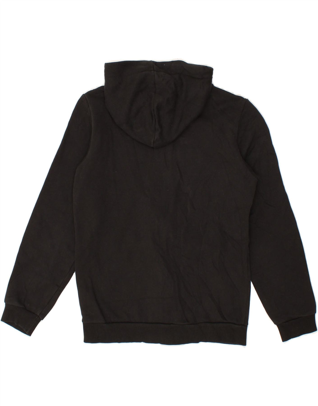 PUMA Boys Graphic Zip Hoodie Sweater 11-12 Years Black Cotton Vintage Puma and Second-Hand Puma from Messina Hembry 