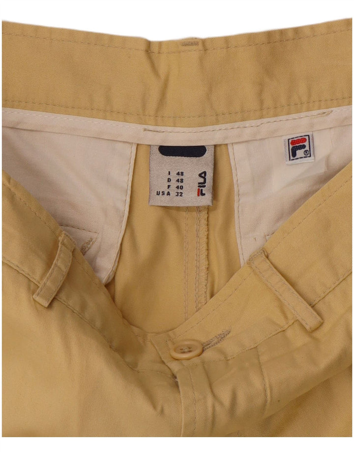 FILA Mens Cargo Shorts W32 Grande Bege