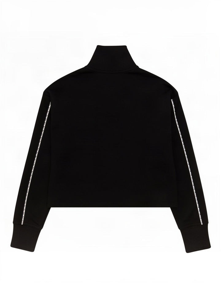 Jaqueta Nike Girls Crop Tracksuit 13-14 anos XL preto poliéster