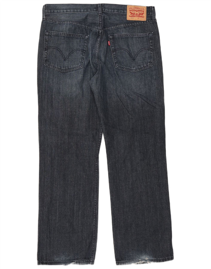Levi's Masculino 506 Straight Jeans W38 L32 Azul Algodão