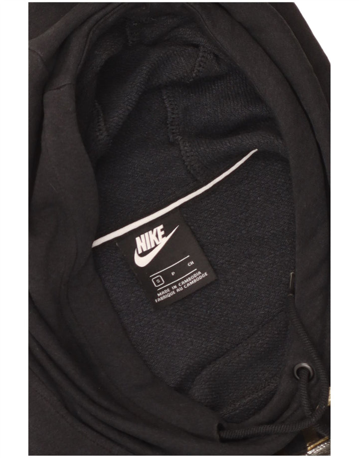 Jumper com capuz gráfico feminino Nike pequeno preto