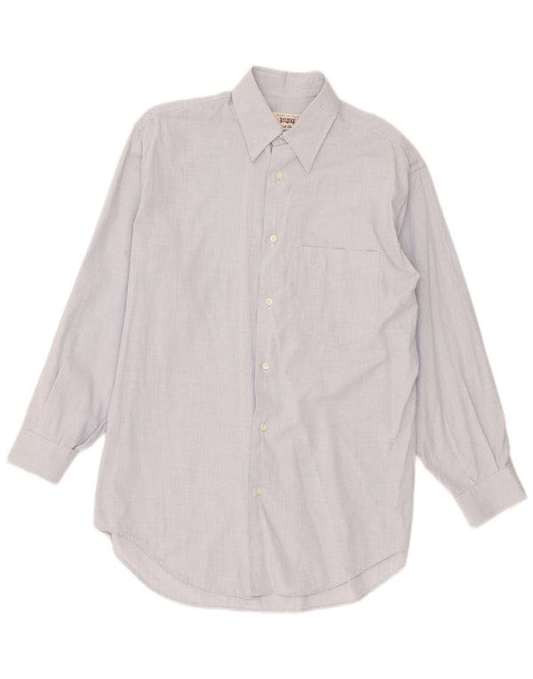 Camisa masculina Sisley média azul guingão
