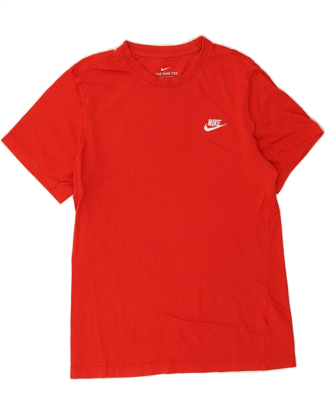NIKE Mens T-Shirt Top Small Red Cotton Vintage Nike and Second-Hand Nike from Messina Hembry 