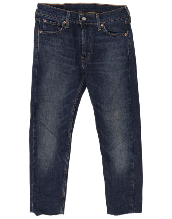 Levi's Masculino 519 Hi-ball Cropped Jeans Skinny W30 L23 Azul Marinho Algodão