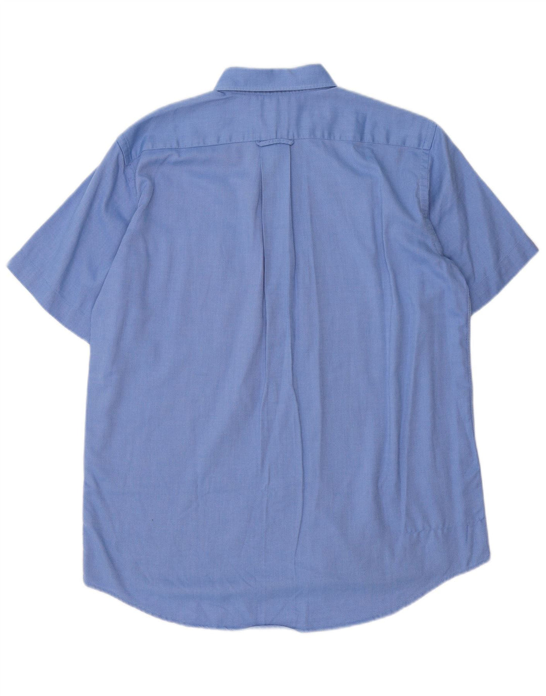 Camisa masculina Lacoste manga curta tamanho 40 algodão azul médio
