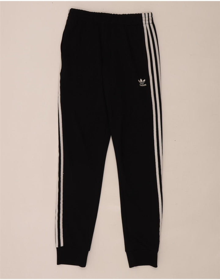 Adidas Mens Treino Calças Joggers Pequeno Poliéster Preto