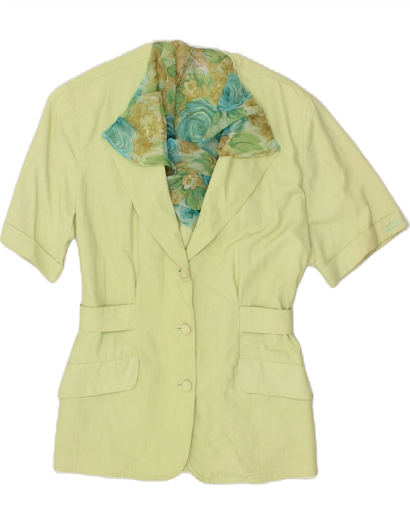 LAURA BIAGIOTTI Girls 3 Button 2 Piece Set 14-15 Years W24 Green Viscose Vintage Laura Biagiotti and Second-Hand Laura Biagiotti from Messina Hembry 