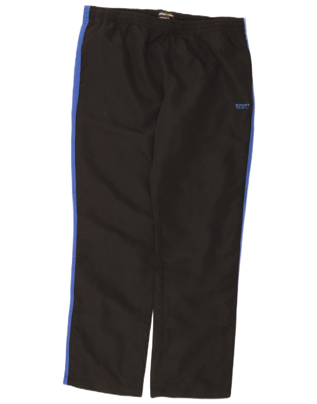 Calça de treino masculina ATLAS FOR MEN, grande, preta, colorida, poliéster